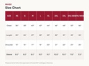 MH02 Size Chart