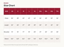 MH03 Size Chart