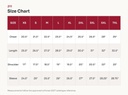 J11 Size Chart