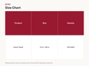 HT01 Size Chart