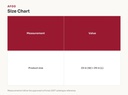 AF00 Size Chart