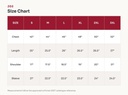 J02 Size Chart