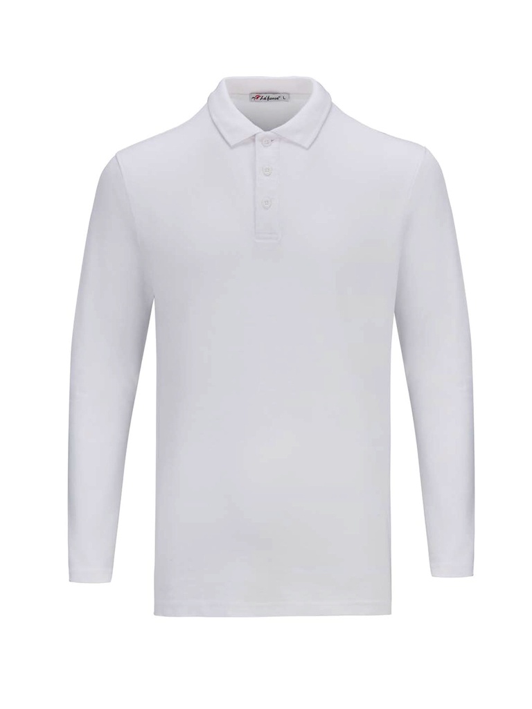 L02 - Regular Lacoste Polo Tee Long Sleeve 210GSM