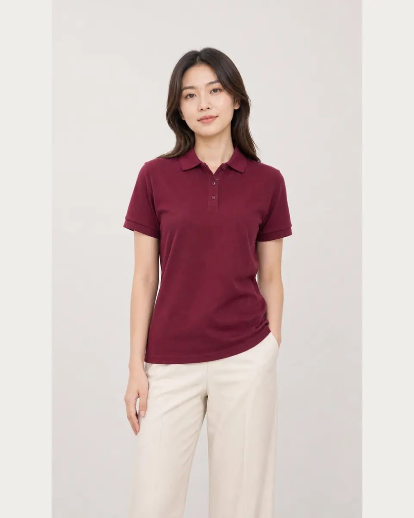 LF03 - Polo 100% Cotton Lycra - Ladies 220GSM