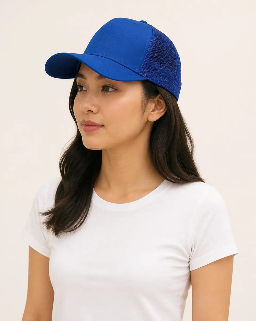 CP03 - Cotton Twill Mesh Cap 5 Panel 260GSM