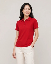 LF01 - Regular Lacoste Polo Tee Ladies 210GSM